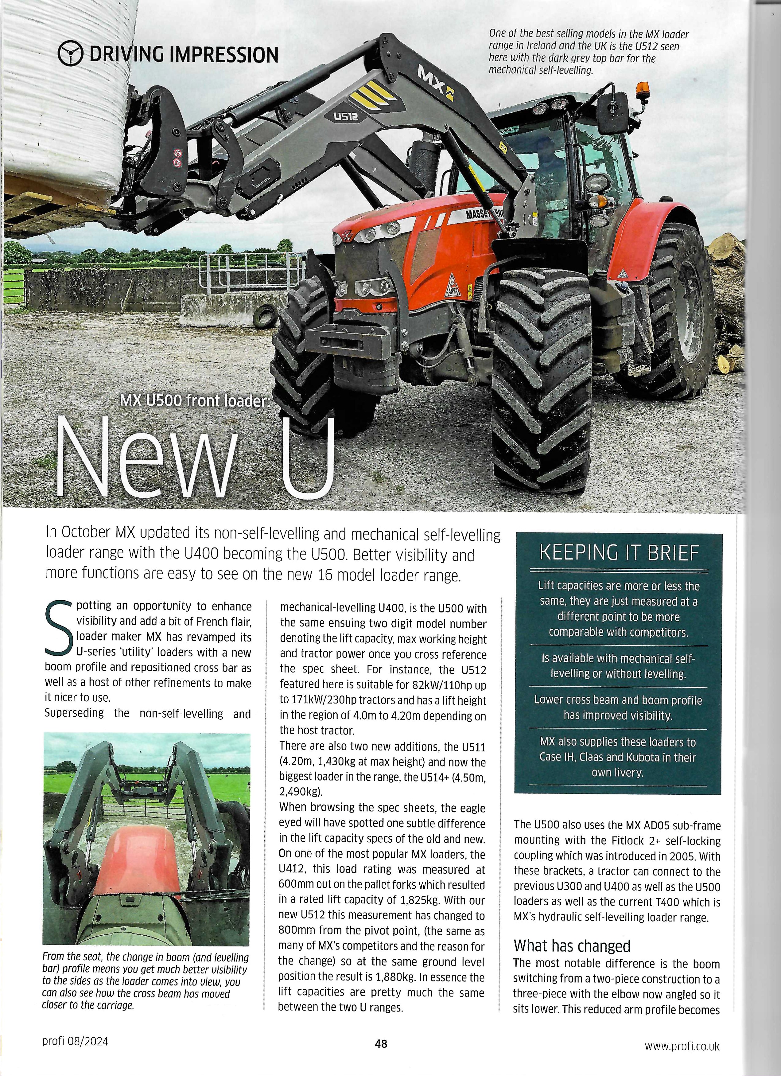 MX Loader in Profi Magazine